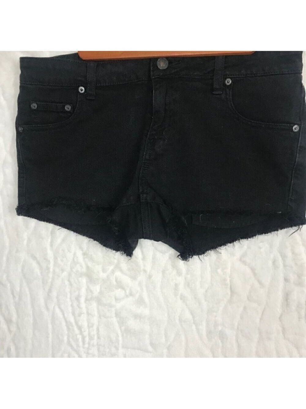 TALULA  Black Jean Cut off Shorts Size 29